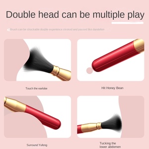 Vibromasseur petit lapin pour femmes caché <span class=keywords><strong>Vibro</strong></span> jouets pour adultes fournitures USB puissance chatouiller brosse 200/boîte - Product Image 3