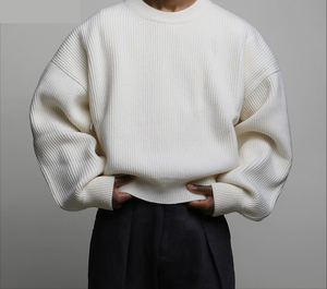 <span class=keywords><strong>Pull</strong></span> en <span class=keywords><strong>cachemire</strong></span> pour <span class=keywords><strong>homme</strong></span> de haute qualité, style Old Money, 100% <span class=keywords><strong>cachemire</strong></span>, tricoté, coupe ample - Product Image 3