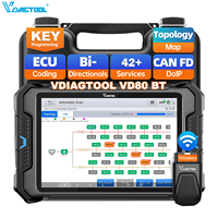 Máquina de Diagnóstico Automotivo VDIAGTOOL VD80BT em Estoque nos EUA, Programador Profissional de Chaves de Carro, Ferramentas Mecânicas Automotivas