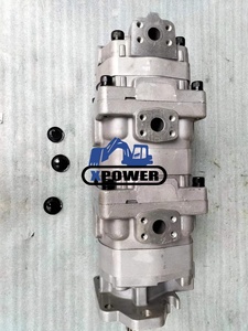 ปั๊มเกียร์ XPower รุ่นใหม่ 705-56-34130 7055634130 สำหรับรถขุดตีนตะขาบ WA350-1 สีดำ/เงิน - Product Image 6