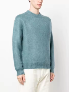 <span class=keywords><strong>Pull</strong></span> en tricot en mohair pour hommes avec logo personnalisé <span class=keywords><strong>Pull</strong></span> en coton, laine et cachemire <span class=keywords><strong>Pull</strong></span> en <span class=keywords><strong>alpaga</strong></span> pour hommes - Product Image 3
