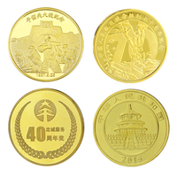 Pièce de monnaie commémorative 3D estampée, finition chrome brillant effet miroir, pièce de défi personnalisée en métal, or et argent, vente en gros