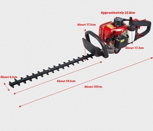 Taille-<span class=keywords><strong>haie</strong></span> à essence à double face de 24 pouces HS81 82 avec poignée rotative Taille-<span class=keywords><strong>haie</strong></span> à essence à 2 cycles - Product Image 3