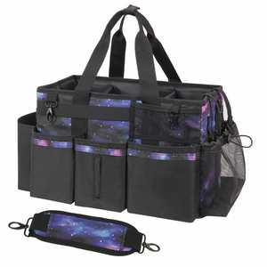 StarrySky Large <b>Cleaning</b> <b>Caddy</b> Bags <b>Cleaning</b> Supplies Organizer <b>with</b> <b>Handle</b> & Adjustable Shoulder Straps - Product Image 1