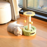 Arbre à chat écologique en gros pour fabricants, design tournesol, idéal pour Halloween et Noël, livré en carton