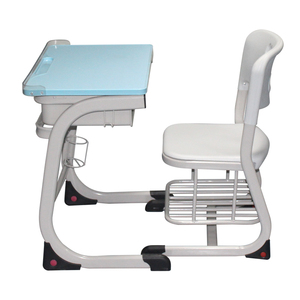 Table et chaise d'étudiant à prix avantageux, sac à livres, bureau d'étude pour enfants, plateau en plastique - Product Image 2