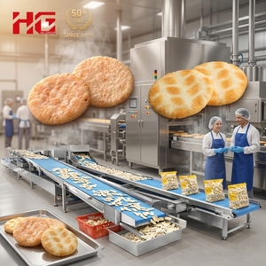 Ligne de production automatique de craquelins de riz à haute efficacité avec mélangeur de farine, capacité de 300 kg/h, 380 V, marque <span class=keywords><strong>Yuhan</strong></span> - Product Image 1