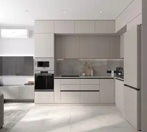 CBMmart 2024 dapur putih kabinet dinding dapur Modular kabinet dapur dengan laci penutup lembut