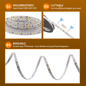 Tira de Luces LED SMD 2835 de 24 V, 120 LED, Tira de Iluminación LED Regulable - Product Image 2