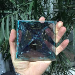Seven Chakra <strong>Orgonite</strong> <strong>Pyramids</strong> Orgone <strong>Pyramids</strong> Wholesale Spiritual Orgone Products Blue Turquoise Gravels Pyraimd for Reiki - Product Image 4