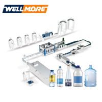 Usine d'embouteillage d'eau potable minérale clé en main, ligne de production automatique de lavage, remplissage et bouchage de bouteilles PET