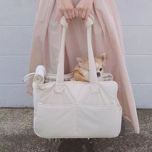 Sac de transport pour animaux de compagnie en toile, avec fermeture ouverte, pour chaton, stérilisation, extérieur, portable, hiver, bagage à main, OEM - Product Image 2
