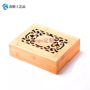 Caja de Madera de Bambú Rectangular 25x20x7.5cm Hecha a Mano para Almacenamiento, Regalos y Embalaje de Artesanías - Product Image 4
