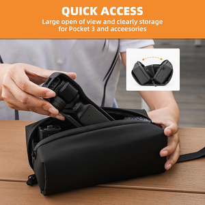 Étui pour caméra DJI Osmo <span class=keywords><strong>Pocket</strong></span> 3 Insta360 GoPro 10 Sac de rangement portable pour caméra Sac souple de protection Étui pour caméra d'action pour les voyages - Product Image 5