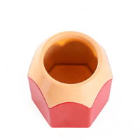 Porte-stylos rond professionnel, organisateur de bureau, boîte de rangement de papeterie, conteneur de stylos en plastique multicolore pour l'école