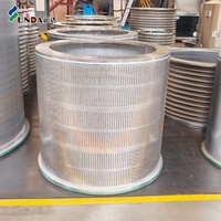 Panier de tamisage sous pression en acier inoxydable SS304, pièce de rechange pour système de tamisage de pulpe, tamis rotatif pour machines de papeterie