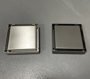 อุปกรณ์ห้องน้ำ YOTO สีดำเทาเงิน ท่อระบายน้ำทองเหลืองขนาด 4 นิ้ว ป้องกันกลิ่น ผลิตจากสแตนเลส SUS 304 316 - Product Image 6