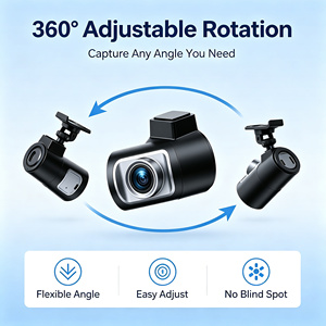 Z30 Mini WiFi Araç Kamerası 2K QHD Gizli Araç DVR'ı 360 °   Arabalar ve SUV'lar için Döndürülebilir Döngü Kaydı Gece Görüşü Düşük Bozulma Oranı - Product Image 4