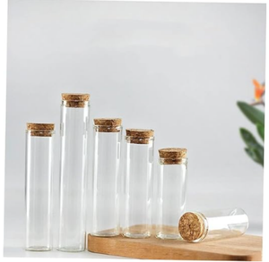 Flacon <span class=keywords><strong>en</strong></span> <span class=keywords><strong>liège</strong></span> 100 ml, flacons <span class=keywords><strong>en</strong></span> verre, grand tube à essai avec <span class=keywords><strong>bouchon</strong></span> <span class=keywords><strong>en</strong></span> <span class=keywords><strong>liège</strong></span>, <span class=keywords><strong>diamètre</strong></span> du flacon 47 mm - Product Image 3