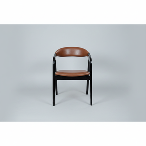 Stylish Eco Friendly <b>Armchair</b> with PU Leather Seat Durable Wooden Frame Suitable for Home, Commercial, and Outdoor Spaces - Product Image 2