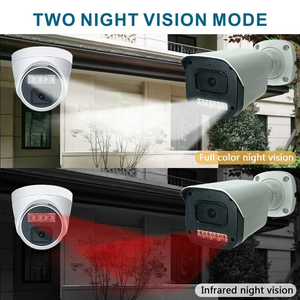 ระบบกล้องวงจรปิดอนาล็อก 4CH 2MP 5MP พร้อมระบบมองกลางคืน DVR AHD ชุดอุปกรณ์รักษาความปลอดภัยภายในบ้าน ระบบเฝ้าระวังเครือข่าย พร้อมฮาร์ดดิสก์ 500GB - Product Image 4