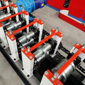 מכונת עיצוב פרופילים למסילות הכוונה, מכונת עיצוב פרופילים לדלתות תריס גלילה, מכונת ייצור תחתית לדלתות תריס גלילה - Product Image 4