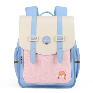 Japan style cute kindergarten primary school children's eco-friendly spine protection kids schoolbag backpacks