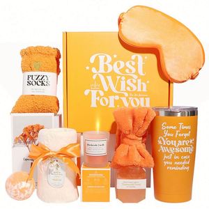 Ensemble cadeau de gobelets personnalisés avec logo, panier de luxe pour une détente et des soins personnels, souvenirs, tasse promotionnelle unique, boîte pour fille - Product Image 1