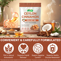 Compléments en gélules molles de cannelle de Ceylan pure 600 mg sans gluten, marque privée OEM, avec huile MCT pour le soutien du métabolisme et les antioxydants