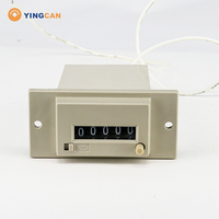 Compteur d'heures mécanique électromagnétique industriel à commande par sonnerie, fourni directement par l'usine
