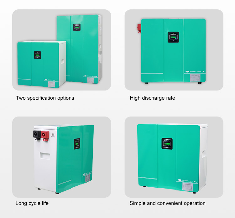 Customized Lithium Ion Battery Pack LifePo4 24V 48V 200Ah Powerwall battery For Solar Home Energy Storage System