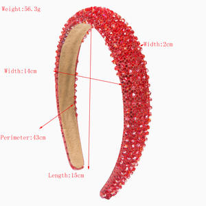 Diadema de Cristal Coreana con Pedrería, Accesorios Elegantes y Personalizados para Novias y Fiestas de Boda - Product Image 2