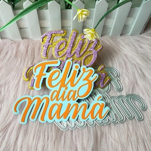 AAGU-Molde de troquelado de Metal con palabras en español, decoración de álbum de recortes en relieve, tarjeta de decoración <span class=keywords><strong>para</strong></span> el día de la madre - Product Image 2