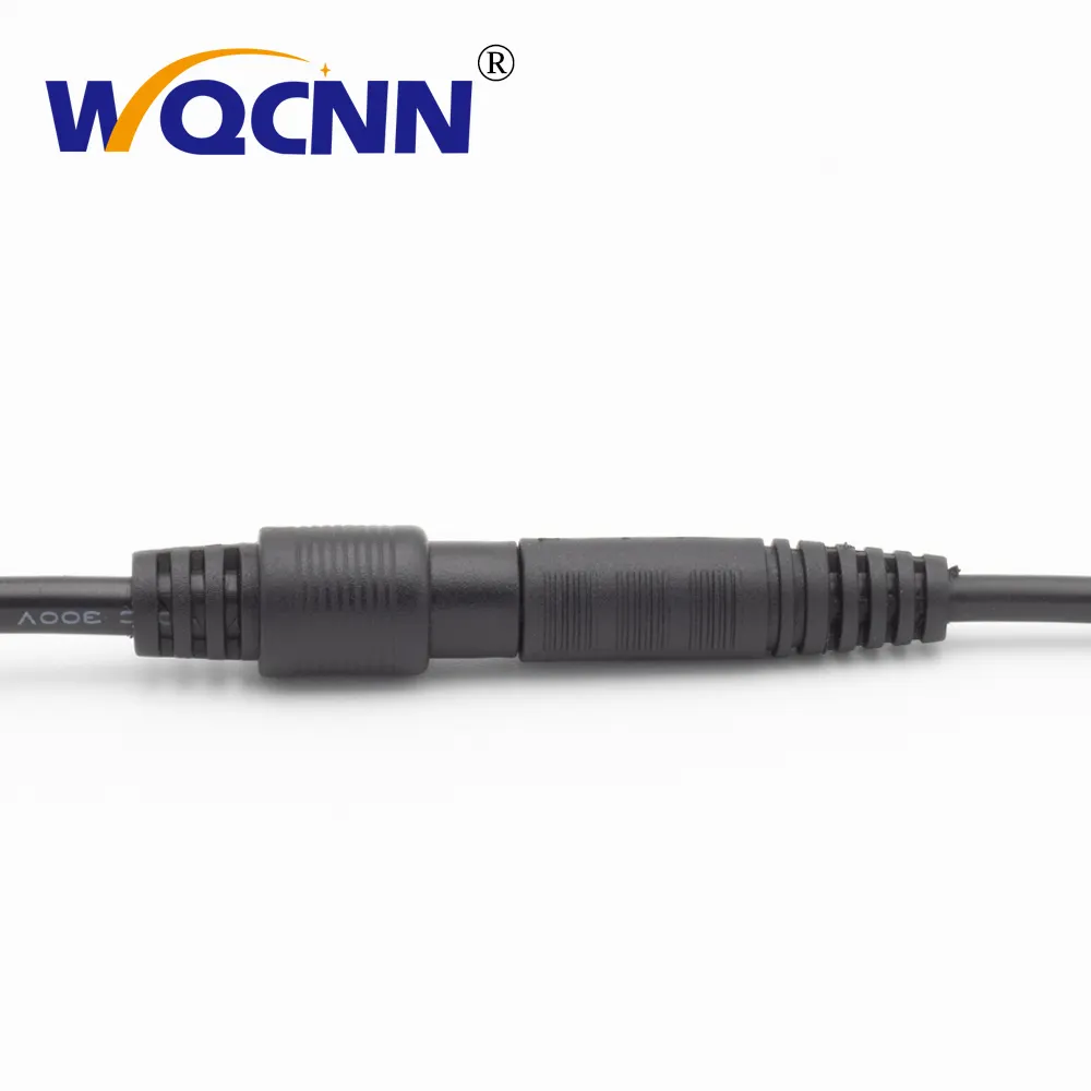 DC 5.5*2.5 mm Male and Female Jack 2 Core 5521 5525 Plug Extension 12v DC Power Pigtail Cable with PVC Insulation Waterproof