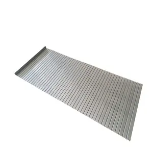 Aluminium Curtain Bellow Cover With Rubber Strips Protecting Machine Shield