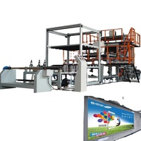 Xiehe — matériel de bandérole flexible en pvc, ligne de production de bannière