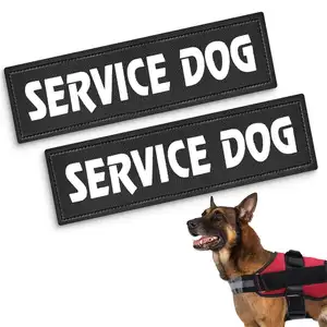 Dog Vest Patches, Service Dog/in Training/Emotional Support/Therapy Dog DO NOT PET PU Patches