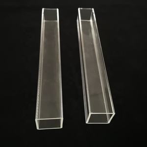 Tube carré transparent en plastique, tube carré en acrylique - Product Image 2
