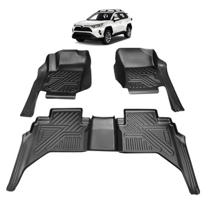 แผ่นรองพื้นรถยนต์แบบกันน้ำกันลื่น 5D TPE คุณภาพพรีเมียม สำหรับ Toyota Revo ออกแบบมาให้พอดีทุกสภาพอากาศ - Product Image 3