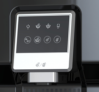 Machine à glaçons sans bouteille pour comptoir avec distributeur d'eau, refroidisseur et moteur à air refroidi par air, et PLC pour usage domestique