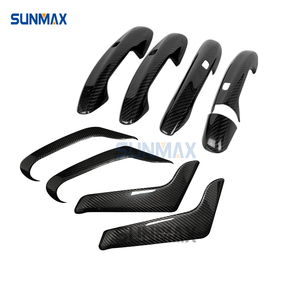 Karbon Fiber araba iç direksiyon çerçeve Trim Dashboard havalandırma kapağı Mercedes Benz CLA Class W177 CLA200 C118 için 2020 + - Product Image 3
