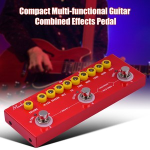 Muslady CUBE BABY <span class=keywords><strong>Pedal</strong></span> <span class=keywords><strong>de</strong></span> efectos combinados <span class=keywords><strong>de</strong></span> guitarra eléctrica multifuncional portátil Batería incorporada con grabación <span class=keywords><strong>de</strong></span> teléfono - Product Image 4
