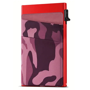 Mới nhất nóng bán Slim RFID chặn tự động Pop Up công suất lớn một ngón tay truy cập Hợp kim nhôm chủ thẻ với tiền mặt tiền xu - Product Image 2