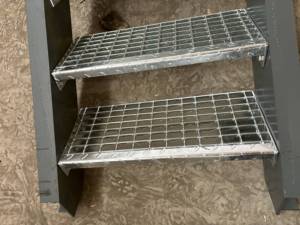 <span class=keywords><strong>Escalier</strong></span> d'évacuation en acier galvanisé pour extérieur avec marches en treillis antidérapant, <span class=keywords><strong>escalier</strong></span> d'urgence en métal - Product Image 5