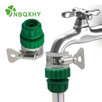 Adaptateur universel pour tuyau de robinet, connecteur de robinet à pince métallique, raccord de tuyau d'arrosage de jardin pour robinet extérieur