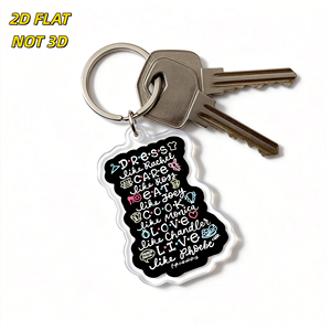 Llavero de acrílico inspirado en series de televisión: Diseño con iconos coloridos de tus personajes favoritos, accesorio novedoso y nostálgico. - Product Image 4