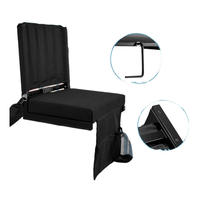 Fauteuil inclinable d'extérieur Hangrui avec cadre métallique pliable, logo personnalisé, accoudoirs, design moderne, tissu Oxford, pour salon et chambre à coucher