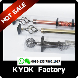 KYOK Bán Buôn Thị Trường Nga 300Cm Curtain Pole, Chất Lượng Tốt Antique Brass Curtain Ống, Đẹp Bức Màn Góc Bán Buôn - Product Image 5
