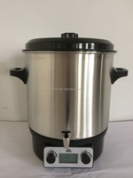 Pasteurisateur de fromage au lait domestique 27L petites machines de pasteurisation de jus automatiques électriques en acier inoxydable