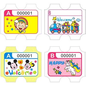 Boletos de Canje de Lotería Personalizados para Máquinas Recreativas de Monedas, Boletos de Rifa para Juegos de Arcade, Papel de 160g/180g/190g, Enchufe Estadounidense - Product Image 1